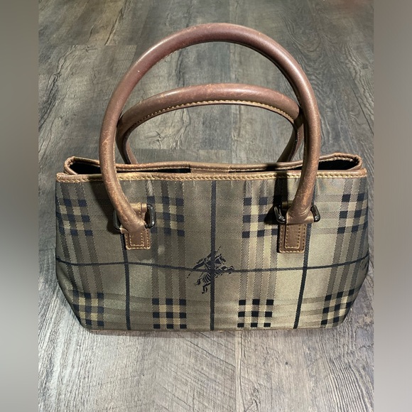 BURBERRY Nova Check Satchel - Picture 2 of 16
